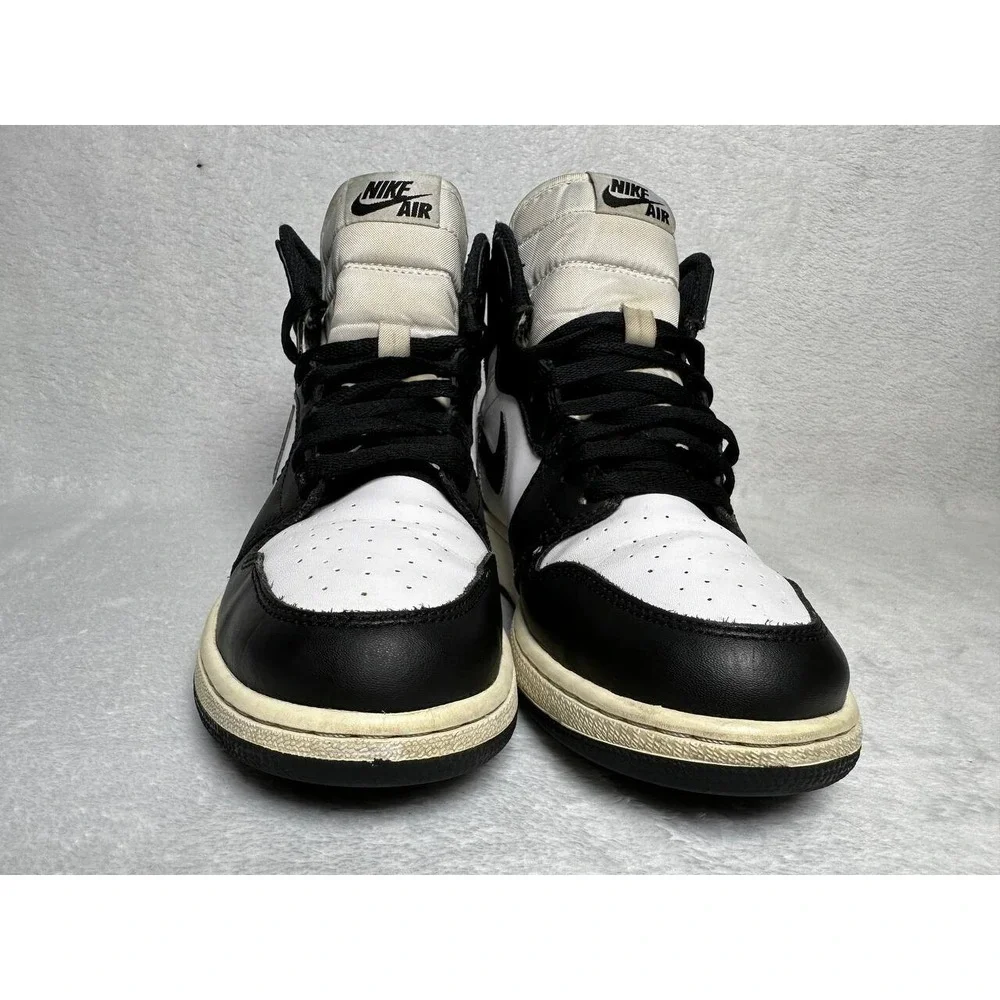 Nike Air Jordan 1 High OG Black White GS 2014 575441-010 Youth Size 7Y